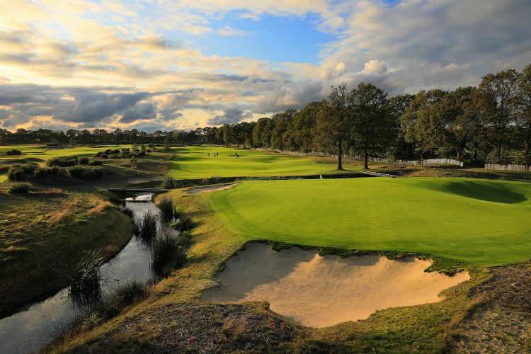 Hole 9 op Bernardus Golf