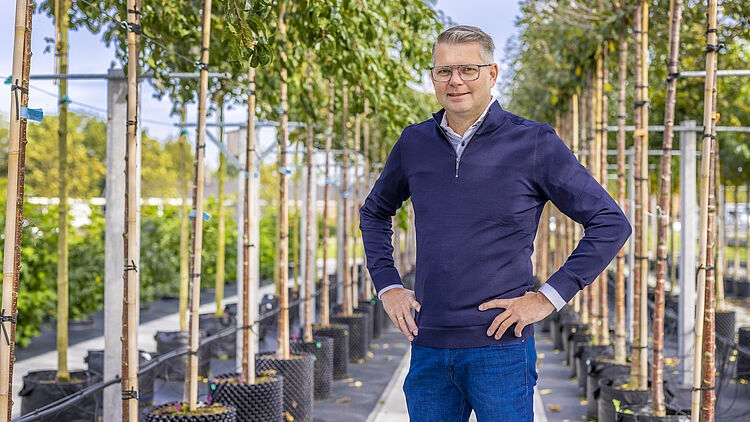 Erik Stuurbrink, nieuwe voorzitter van LTO Vakgroep Bomen en vaste planten